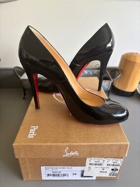 Christian Louboutin Ron Ron Patent Calf Black